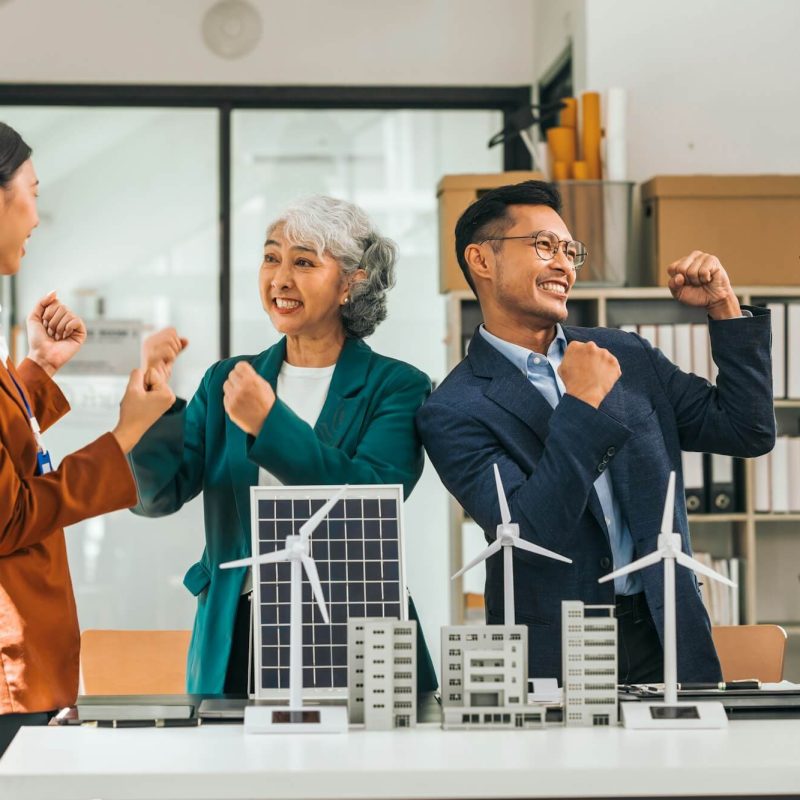 group asian business people meeting boardroom clean energy city solutions discussing solar panels jpg